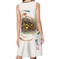 thumbnail image 2 of Goldfish symbolizes wealth Spring Summer Dresses for Women Fashion T-shirt Dress Casual Sleeveless Loose Sundress with Pockets, 2 of 5