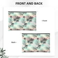 thumbnail image 2 of Hirioo Tropical Summer Palm for Paper Reusable Cosmetic Bag Zipper Encouragement Travel Pouch Toiletry Bag for Women Girls, 2 of 7