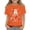 #A07-Orange, variant on Abcomgle Halloween Shirts for Girls Size 10-12 Spooky Ghost Floral Tshirts for Kids Crewneck Short Sleeve Tshirts for Girls Fall Funny Holiday Top for Girls