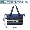 thumbnail image 4 of Bolsa de viaje,Bolsa de fin de semana,Bolsa de mano de lona impermeable para gimnasio,Bolsas de viaje para llevar durante la noche para mujeres con bolsillo húmedo en la manga del carrito,Bolsas de, 4 of 5