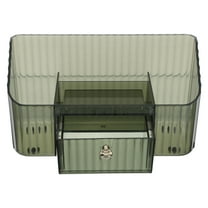 OUNONA Vanity Organizer Multi-Functional Makeup Organizer Drawer Clear Vanity Storage Box Storage Bins for Dresser Countertop and Bathroom Vanity