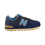 New Balance 574 Suede Big kids' Shoes Pigment/Cadet gc574-ti
