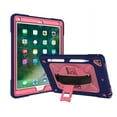 thumbnail image 2 of iPad Air 2 Case,iPad Pro 9.7 Case,Hybrid Shockproof Rugged Heavy Duty Full-Body Drop Protection Stand Kids Case with Shoulder Strap for iPad 6 / iPad Pro 9.7,Blue+Rose, 2 of 7