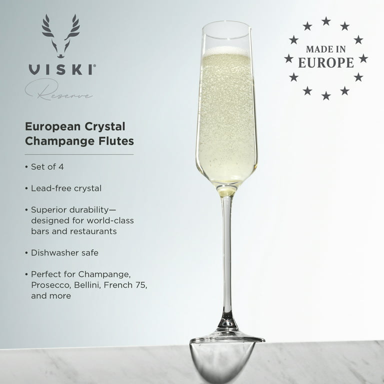 Viski Champagne Flute 2-pack 8 oz - Bottle Values