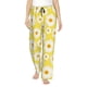 thumbnail image 1 of Fotbe Daisies Flowers Pantalones de Pijama para Mujer, Pantalones de Dormir, Pantalones Pj con Cordón y Bolsillos-Small, 1 of 6