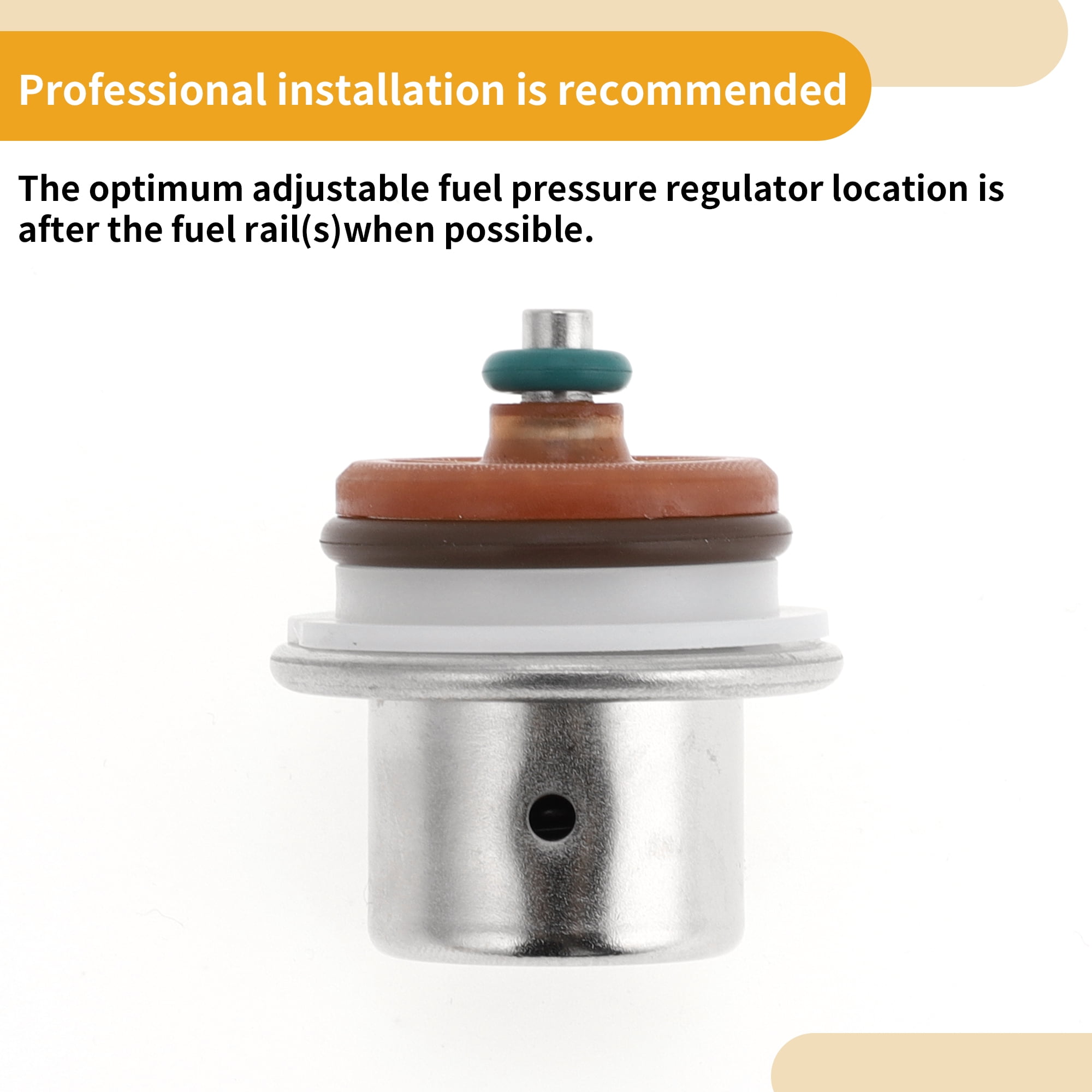 Unique Bargains Durable Fuel Pressure Regulator for Harley Davidson 2008-2017