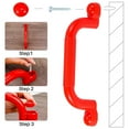 thumbnail image 3 of GTB 1 Pair Children Playground Nonslip Handle Mounting Hardware Kits Climbing Frame Stair Handrail Swing Outdoor Sports Toy Accessories, 3 of 5