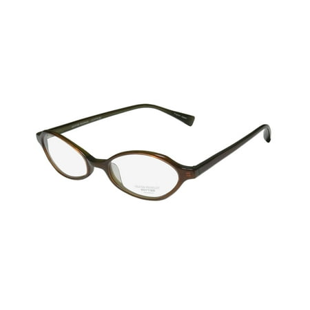 New Oliver Peoples Carina Womens/Ladies Designer Full-Rim Brown Olive Casual Hip For Children Frame Demo Lenses 47-17-130 Eyeglasses/Eyeglass (Best Price Designer Eyeglass Frames)