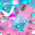 thumbnail image 4 of Funda para Motorola MOTO G Stylus 2022 4G Transparente con Brillos Carcasa Protectora Antigolpes con Glitter Brillante, 4 of 5