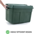 thumbnail image 5 of ECOSense 3 Pack High Top Storage Containers 37 Gallon Stackable Bins with Lids for Garage Home Organization, 5 of 7