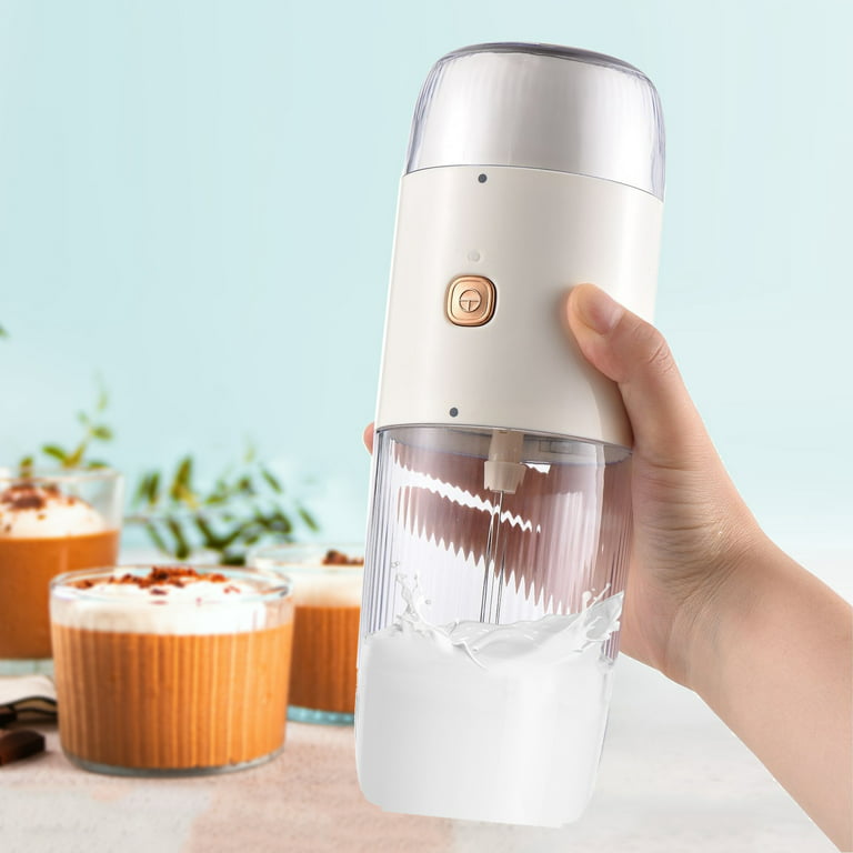 Portable Electric Coffee Grinder Wireless Milk Frother Egg Beater