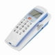 thumbnail image 5 of Teléfono con identificador de llamadas FSK/DTMF, teléfono con cable, teléfono de escritorio, teléfono fijo, teléfono de extensión moderno para el hogar, blanco, 5 of 14