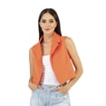thumbnail image 1 of Chaleco corto con solapa AMAD Casual para mujer Talla L, 1 of 5
