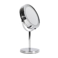 thumbnail image 1 of 7 Inch LED Makeup Mirror with Light 3X 5X 10X Magnifying Vanity Mirror Desktop 2-Face Metal Mirror LED Vanity Light Lamp ,Widely Use, 1 of 6