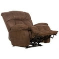 thumbnail image 2 of Catnapper Dixon Oversized Power Lay Flat Recliner in Brown Fabric, 2 of 19
