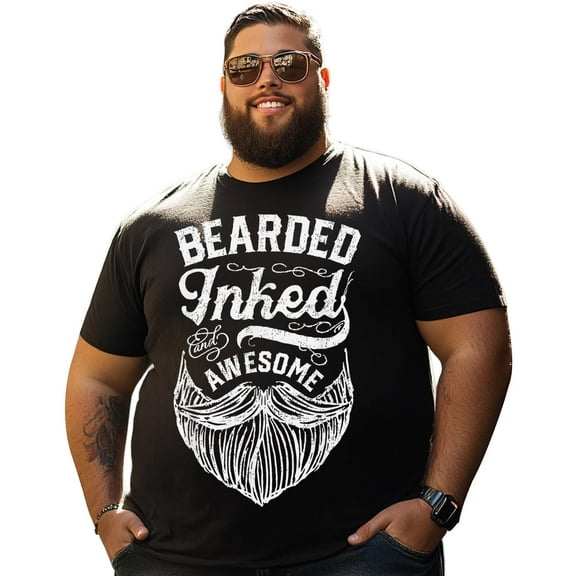 Men T Shirt for Big & Tall Man Graphic Short Sleeve Plus Size Oversized Tee Tshirts 7XLT T0 5D4Z 010