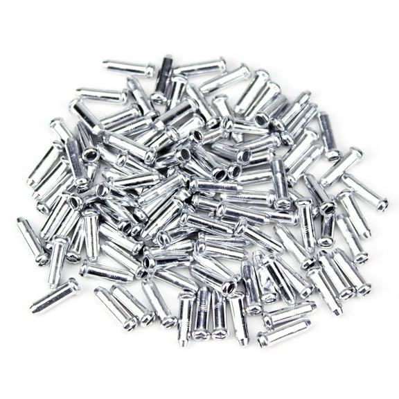 The Flying Wheels 100 x Bicycle Bike Shifter Brake Cable Tips (Silver)
