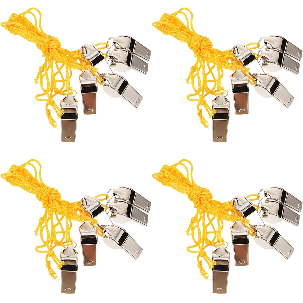 Worgeous 24pcs Multi-Function Emergency Survival Whistles for Camping Hiking Outdoor Safety