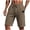 Z1 Brown, variant on Yievot Casual Shorts for Men Waffle Textured Drawstring Elastic Waist Summer Travel Vacation Shorts