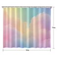thumbnail image 5 of Dreamy Pastel Sky Shower Curtain 84"x72" ,Bathroom Decorative Shower Curtains Set with 12 Hooks,Modern Waterproof Washable Shower Curtain, 5 of 6