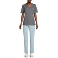 thumbnail image 5 of ClimateRight by Cuddl Duds Scrubs Women’s and Women's Plus Jersey Knit Multi-Task Pant, 5 of 5