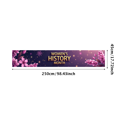 thumbnail image 6 of Floral Women's History Month Banner Celebration Feminine Design Backdrop Perfect for Events Photography Decor Decoration Party Supplies Background, 6 of 7