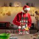 thumbnail image 1 of onlyliua Buscador de Regalos Delantal Navideño a Cuadros Rojos, Resistente a Derrames y Duradero, para Cocina, 1 of 6