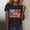 Black, variant on American Flag Shirts for Women: 4th of July T Shirt Funny USA Print Tees Patriotic Casual Short Sleeve Tops