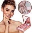 thumbnail image 1 of Set de 5 pinceles de maquillaje, set de viaje con mini pincel para polvos sueltos, pincel para base de maquillaje y pincel para sombra de ojos, 1 of 7