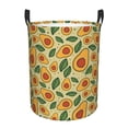 thumbnail image 6 of Lsque Leaves Avocado pattern Laundry Hamper Basket, Tall Woven Rope Hamper Basket for Clothes, Lightweight Storage Basket, Collapsible Waterproof-, 6 of 8