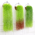 thumbnail image 1 of Plantas artificiales de enredadera de sauce - 5 piezas de enredaderas colgantes artificiales de 39 pulgadas, hojas de plástico verde claro para decoración de paredes y techos interiores, 1 of 6