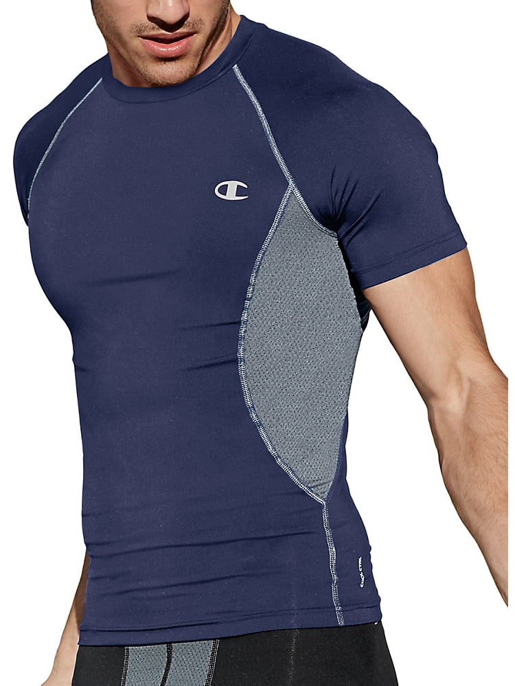 champion short sleeve compression shirt