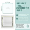 thumbnail image 4 of Ceiling Register - Air Vent Covers for Home Ceiling or Wall - 6X6 Inch (Duct Opening) 3-Way White Grille Register Cover with Adjustable Damper for HVAC Heat and Cold Air Conditioner, 4 of 9