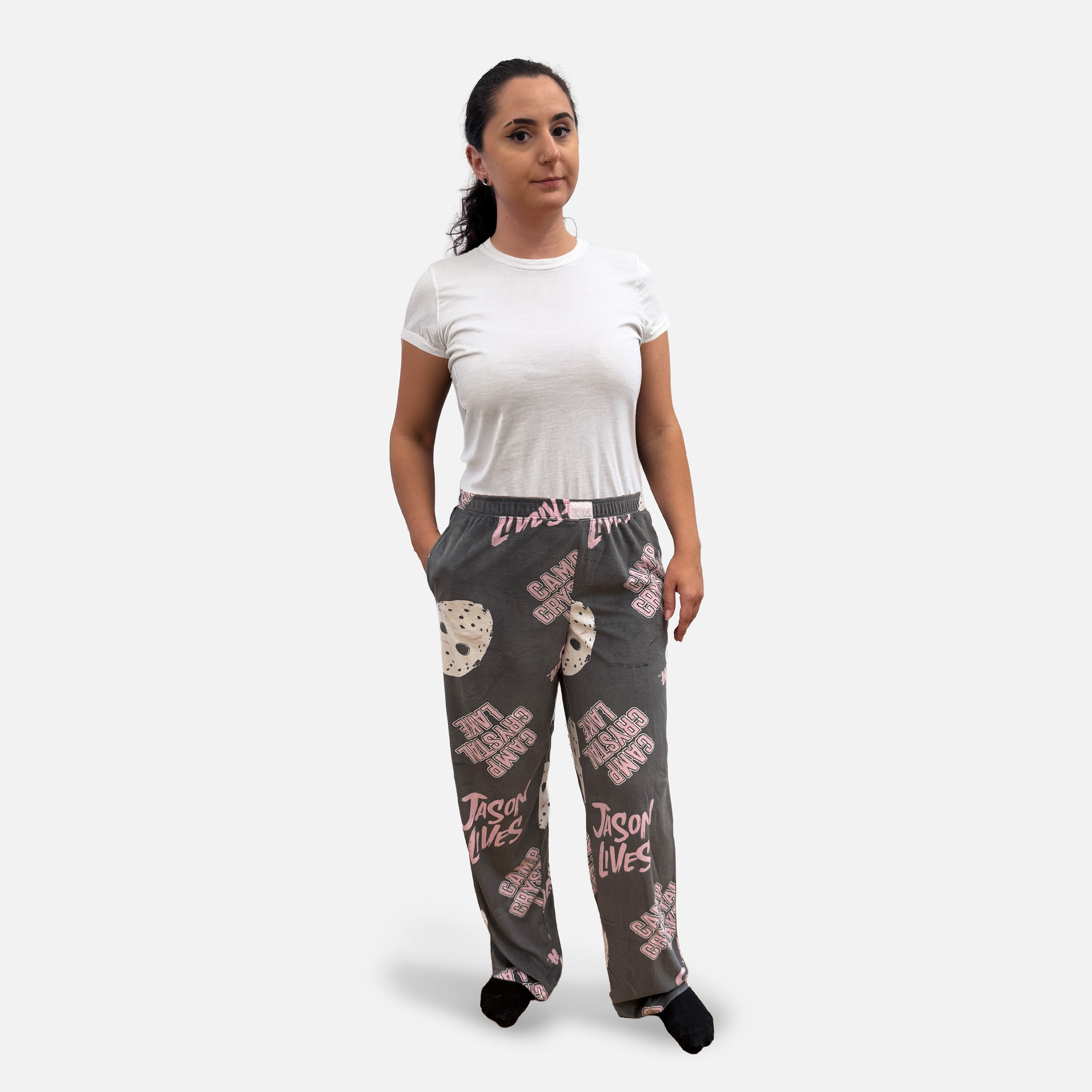 Friday the 13th Women’s Fleece Lounge Pants, Sizes XS-3XL