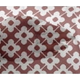 thumbnail image 4 of oneOone Viscose Chiffon Dark Rose Brown Fabric Floral & Tiles Moroccan Diy Clothing Quilting Fabric Print Fabric By Yard 42 Inch Wide, 4 of 4