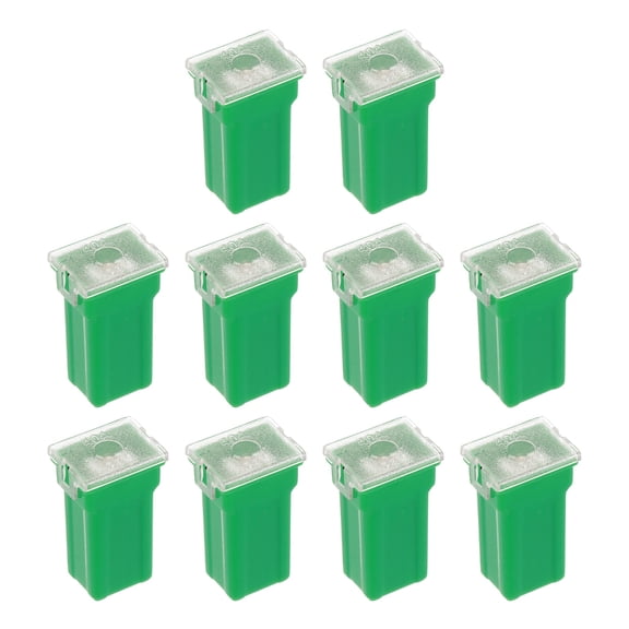 10 Pcs Tall profile Car Fuses,32V DC 40A Box Shaped Cartridge Fuse Automotive