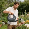thumbnail image 7 of Rijanmt 1.05 Gallon Watering Kettle Long Spout Garden Yard,4L Portable Watering Can,Round Hollow-Out Design,Plastic Water Can for Horticultural Courtyard,Indoor Outdoor Flower Arrangements,A, 7 of 7