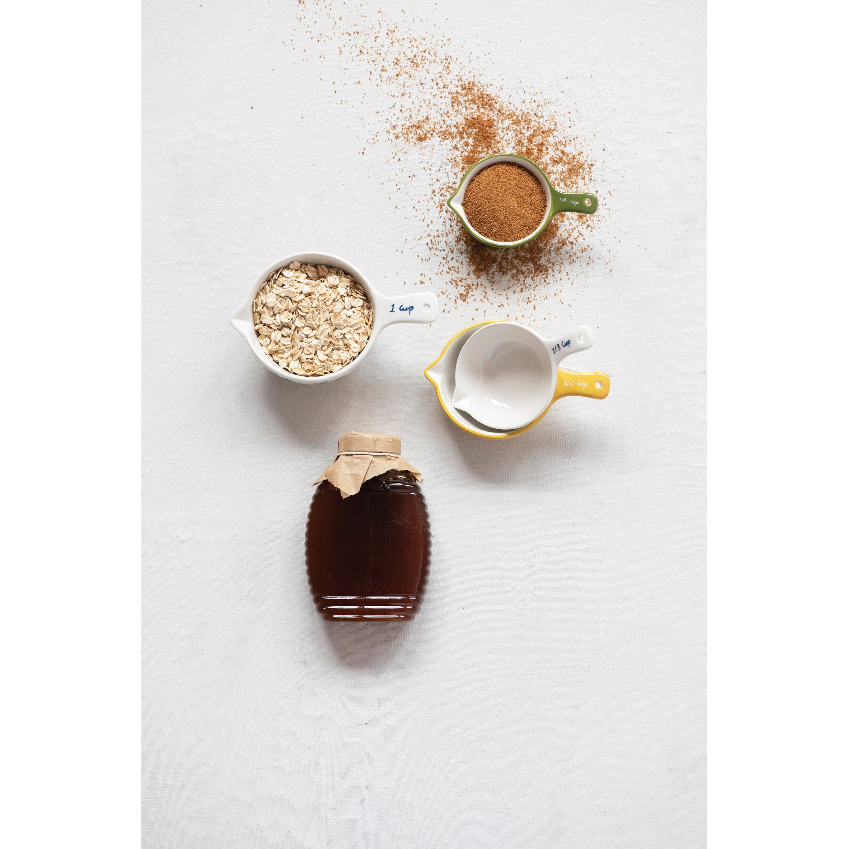 Creative Co-Op Stoneware Measuring Cups - Thumbnail 2