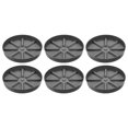 thumbnail image 1 of Unique Bargains Plant Pot Saucers 7.5 Inch, 6 Pack Plastic Round Plant Pot Flower Drip Tray, Gray, 1 of 6