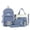 Navy, variant on Weebloom 5Pcs School Backpack For Kids Boys Girls Cute Stylish Campus 5 Piece Daypack For School Work And Travel Large Bookbag Elementary Middle School Black