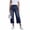 Dark Blue, variant on Womens Capri Pants Gaucho Pants Barrel Jeans Baggy Jeans Baggy Jeans Women Boyfriend Jeans for Women Workout Pants Mom Jeans Y2k Baggy Jeans Beach Pants for Women Black L