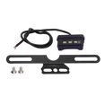 thumbnail image 2 of Lámpara de matrícula de motocicleta LED azul con soporte universal para coche camión remolque RV 12V, 2 of 5