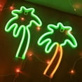 Neon Lamp Palm Tree Shape USB or Battery Powered Neon Light Sign Decor