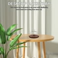 thumbnail image 2 of Nishuna Glass Dome Wood Tray Cake Storage Holder Dessert Display Wood Plate Cupcake Plate, 2 of 6