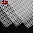 thumbnail image 3 of 4Pcs Plastic Mesh Canvas Sheets 10.24"x13.19" 7 Count 1.8mm Hole Blank Canvas White for Embroidery Needlepoint, 3 of 6