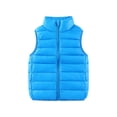 thumbnail image 2 of Kukoosong Baby Boys' Girls' Puffer Vest Toddler Winter Clothes Outfits Solid Color Sleeveless Activewear Jacket Coat Hoodless Girls' Outerwear Vests for 11-12 Years, 2 of 6