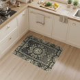 thumbnail image 2 of ODIKA 3'x5' Washable Throw Rug Cartoon Graphic Mascot Doodle Border Men Movie Funky Guys Mens Refined for Entryway, Kitchen, Mudroom, Stain Resistant, Low Profile, Non-Slip, 2 of 7