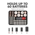 thumbnail image 3 of Tenergy Battery Organizer Storage Case with Battery Tester, Holds 60 Batteries AA AAA C D 9V (Batteries not Included), 3 of 6