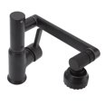 thumbnail image 3 of Grifo giratorio de latón G1, grifo de punta larga de 360 grados, accesorios de baño con pantalla digital para bañera, lavabo de cocina, negro, 3 of 5