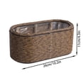 thumbnail image 3 of Tong Natural Wicker With Liner Handwoven For Indoor And Outdoor Use Perfect For Home Cottage & Garden, 3 of 6